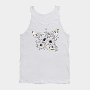 Flower , Colorful Flowers Design , beautiful flower , Floral Pattern Tank Top